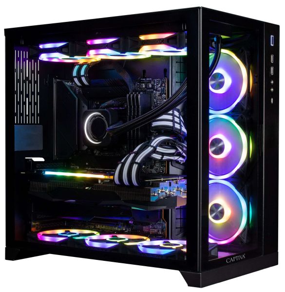 Captiva PC Ultimate Gaming R73-610 (Ryzen 9 7900X3D/RTX4090 24GB GDDR6X/SSD 2TB/32768/AS/WLAN/Windows 11 Home 64-bit)