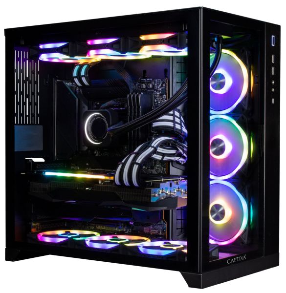 Captiva PC Ultimate Gaming R73-612 (Ryzen 9 7900X3D/RTX4090 24GB GDDR6X/SSD 2TB/65536/AS/WLAN/Windows 11 Home 64-bit)