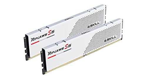 G.Skill RAM Ripjaws S5 - Low Profile - 32 GB (2 x 16 GB Kit) - DDR5 6000 DIMM CL40