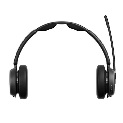 EPOS IMPACT 1061T ANC, Beidseitiges Bluetooth-Headset Hybrides adaptives Active Noise Cancellation (ANC), incl. Kontaktloser Ladestation, MS Teams kom