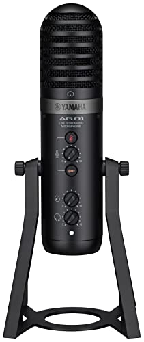 Yamaha AG01 USB-Mikrofon, Schwarz