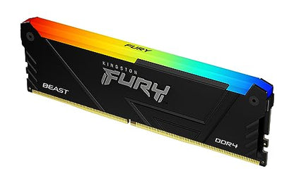 Kingston FURY Beast RGB - DDR4 - Modul - 8 GB - DIMM 288-PIN - 3200 MHz / PC4-25600 - ungepuffert