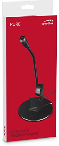 Speedlink PURE Desktop Voice Microphone, black