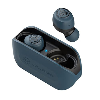 JLab GO Air True Wireless Earbuds blau - in-Ear-Kopfhörer (20 Stunden Akkulaufzeit, eingebautes Mikrofon)