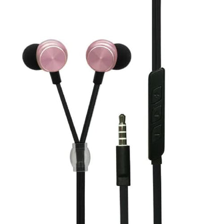 2GO In-Ear Stereo-Headset "Luxury" Zipper-Style   rosé