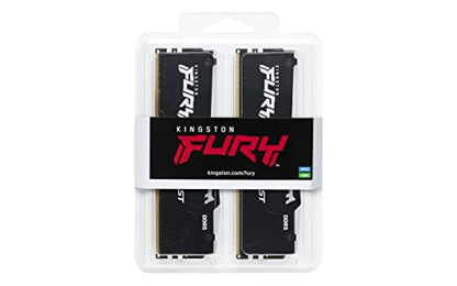 Kingston RAM FURY Beast RGB - 64 GB (2 x 32 GB Kit) - DDR5 5200 DIMM CL40