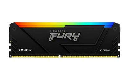 Kingston FURY Beast RGB - DDR4 - Modul - 8 GB - DIMM 288-PIN - 3200 MHz / PC4-25600 - ungepuffert