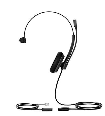 Yealink YHS34 Lite Mono Headset kabelgebunden QD zu RJ11