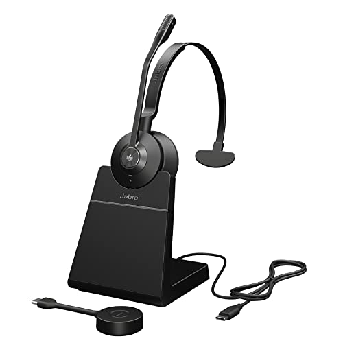 Jabra Engage 55 Headset, Mono, Kabellos, USB-C, mit Ladestation, EMEA/APAC, DECT [UC Zertifiziert]