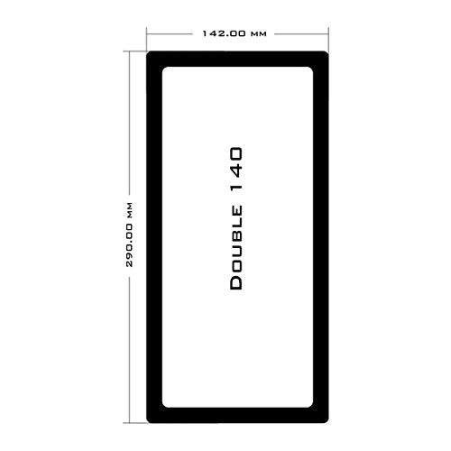 Demciflex Staubfilter für XSPC EX 280 - schwarz/schwarz