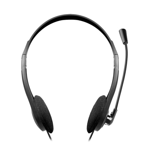 Logilink Stereo-Headset, 1x 3,5-mm-Klinke Bügelmikro Eco-Box