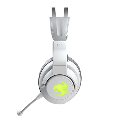 Roccat Elo 7.1 Air White Kabelloses Surround-Sound RGB-Gaming-Headset