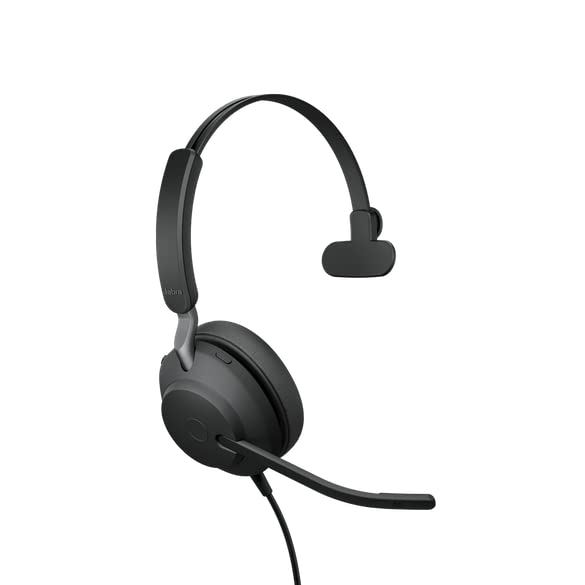 Jabra Evolve2 40 Headset, Mono, MS, kabelgebunden, USB-C, Optimiert für Microsoft Teams