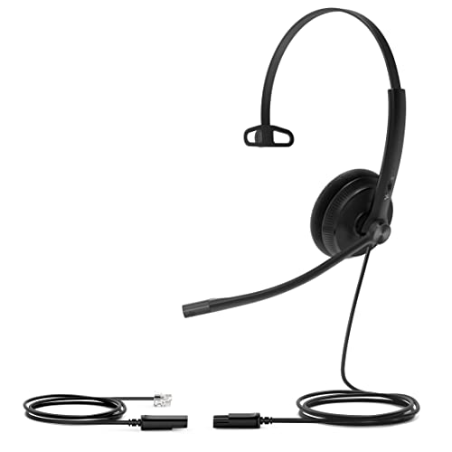 Yealink YHS34 Lite Mono Headset kabelgebunden QD zu RJ11