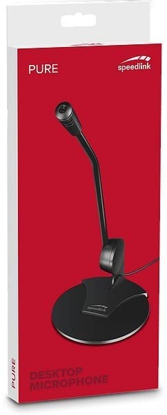 Speedlink PURE Desktop Voice Microphone, black