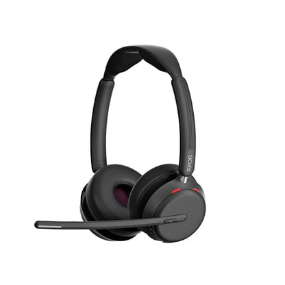 EPOS IMPACT 1060T ANC, Beidseitiges Bluetooth-Headset Hybrides adaptives Active Noise Cancellation (ANC), MS Teams zertifiziert