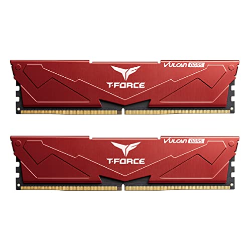 T-FORCE Vulcan - DDR5 - Kit - 32 GB: 2 x 16 GB - DIMM 288-PIN - 5600 MHz / PC5-44800 - ungepuffert