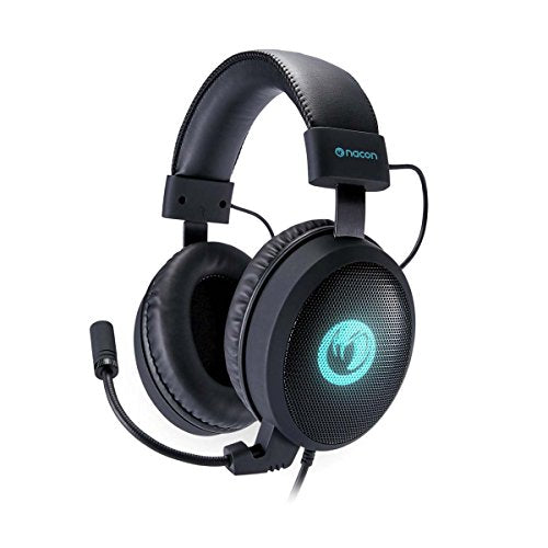 Nacon Gaming Headset GH-300SR, Virtueller PC-7.1 Surround Sound, RGB-Beleuchtung, PC/Mac/Xbox/PS4-kompatibel