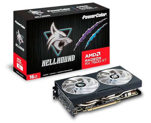 Powercolor RX 7600XT Hellhound 16GB DDR6 HDMI + 3xDP retail