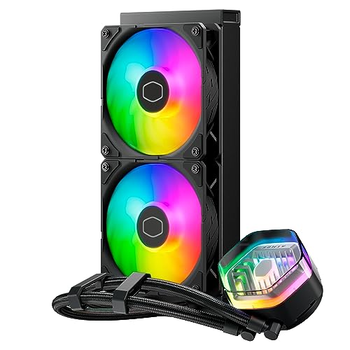 Cooler Master MasterLiquid 240 Atmos ARGB Komplett-Wasserkühlung - 240 mm