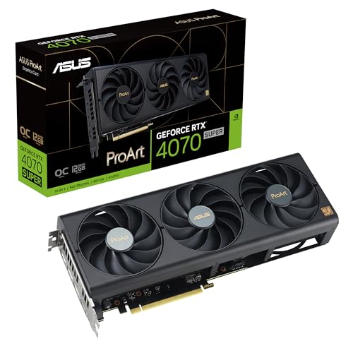 ASUS ProArt GeForce RTX 4070 SUPER OC Grafikkarte - 12GB GDDR6X