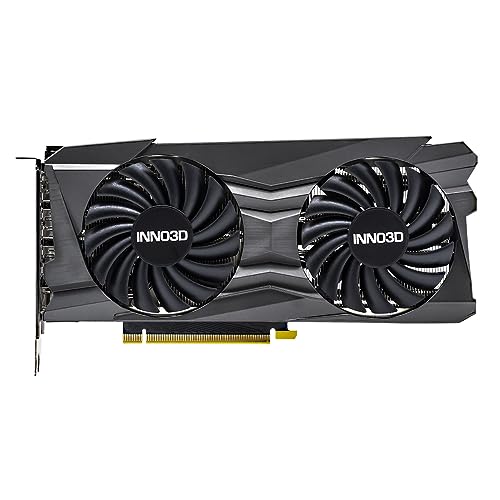 INNO3D GeForce RTX 3060 Ti Twin X2 LHR Grafikkarte - 8GB GDDR6, HDMI, 3x DP