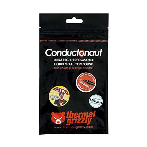 Thermal Grizzly Conductonaut Flüssigmetall-Wärmeleitpaste - 5 Gramm