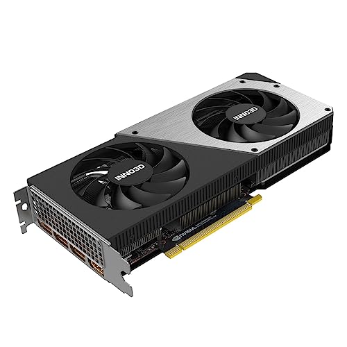 Inno3D Geforce RTX 4060 TI 8 GB Twin X2 Grafikkarte - 8GB GDDR6, 1x HDMI, 3x DP