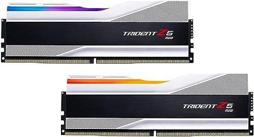 G,Skill Trident Z5 RGB; DDR5-8000; CL40; Intel XMP 3,0 - 48 GB Dual-Kit; silber