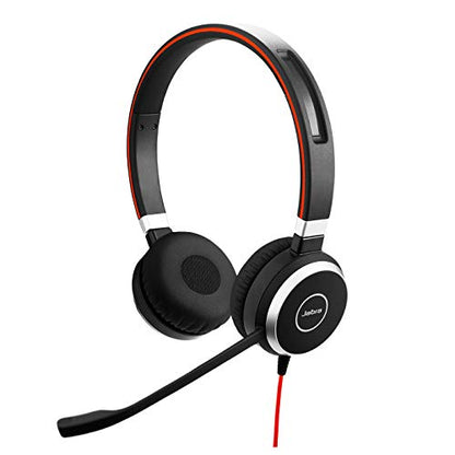 Jabra Evolve 40 UC Duo USB + Klinke NC Überkopfbügelmodell