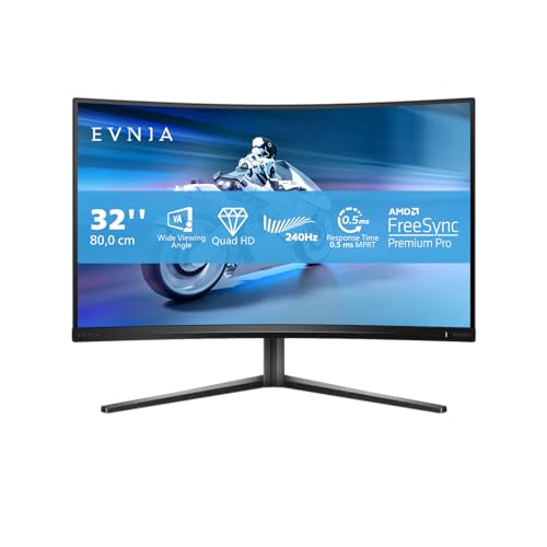 Philips Evnia 5000 32M2C5500W - LED-Monitor - gebogen - QHD - 81.3 cm (32") - HDR