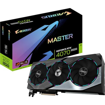 RTX 4070 Super 12GB Gigabyte Aorus Master GDDR6X 3Fan