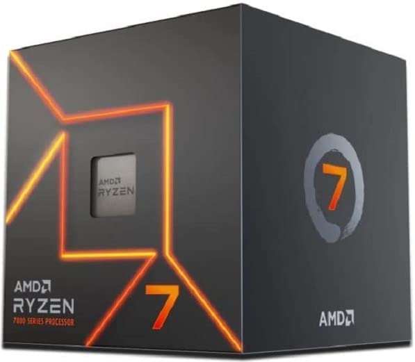 AMD AM5 Ryzen 7 7700 Box 3.8GHz MaxBoost 5.3GHz 8xCore 16xThreads 40MB 65W RGB Wraith Prism Cooler