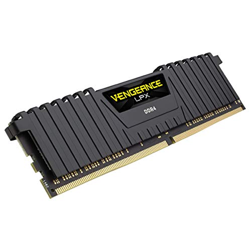 Corsair Vengeance LPX Schwarz 16GB Kit (2x8GB) DDR4-4000 CL18 DIMM Arbeitsspeicher, optimiert für AMD