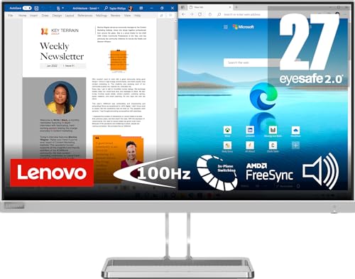 Lenovo L27i-40 Full HD - IPS Panel, 100Hz, HDMI, VGA, Speaker