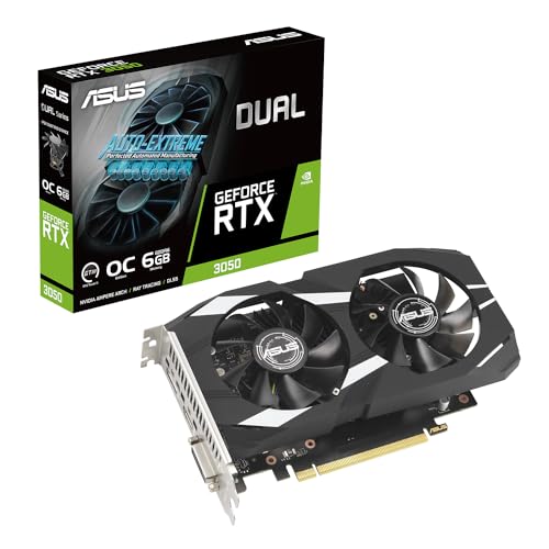 ASUS GeForce RTX 3050 Dual O6G; 6144 MB GDDR6