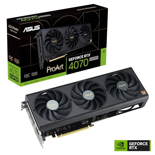 ASUS ProArt GeForce RTX 4070 SUPER OC Grafikkarte - 12GB GDDR6X