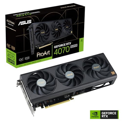 ASUS ProArt GeForce RTX 4070 SUPER OC Grafikkarte - 12GB GDDR6X