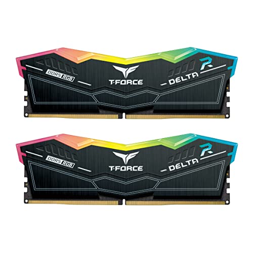 T-Force DELTA RGB - DDR5 - Kit - 32 GB: 2 x 16 GB - DIMM 288-PIN - 5600 MHz / PC5-44800 - ungepuffert