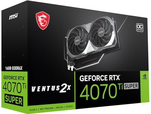 MSI RTX4070Ti SUPER 16G VENTUS 2X OC V513-615R retail