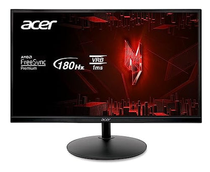 Acer Nitro XF0 (XF240YS3biphx) 23,8" Full-HD Gaming Monitor 60,5 cm (23,8 Zoll), VA, 180Hz, 4ms (GTG), 1ms(VRB) ms, 95% sRGB, 1x HDMI, 1x DP, Audio Ou