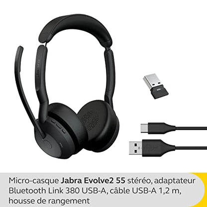 Jabra Evolve2 55 MS Stereo USB-A