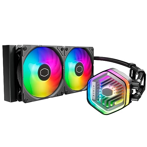 Cooler Master MasterLiquid 240 Atmos ARGB Komplett-Wasserkühlung - 240 mm