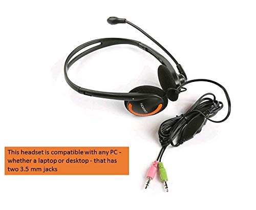 Canyon Headset HS-01 2x3.5mm Audio Mikrofon     black/orange retail