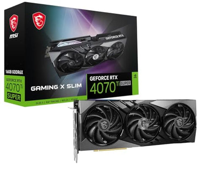 MSI GeForce RTX 4070 Ti Super 16G GAMING X SLIM - 16GB GDDR6X, 1x HDMI, 3x DP