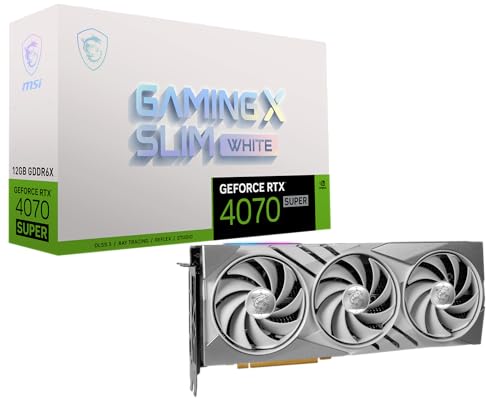 MSI RTX4070 SUPER 12G GAMING X SLIM WHITE V513-632R