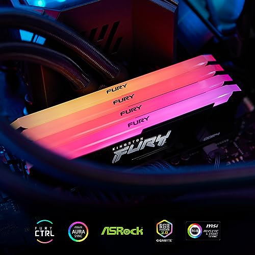 Kingston FURY Beast RGB - DDR4 - Modul - 8 GB - DIMM 288-PIN - 3200 MHz / PC4-25600 - ungepuffert