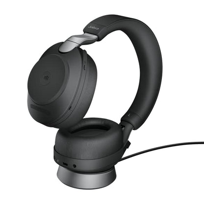 Jabra Evolve2 85 Stereo MS + Ladestation + Link 380 USB-C, schwarz