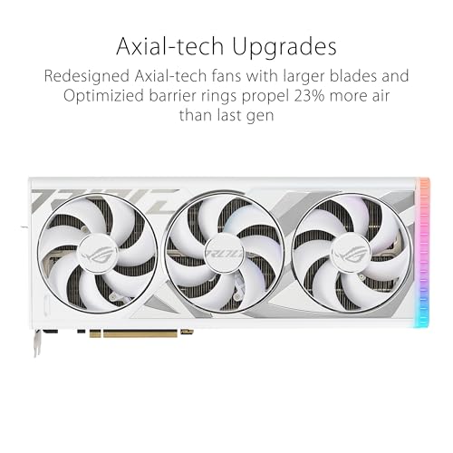 ASUS ROG Strix GeForce RTX 4080 SUPER OC White Grafikkarte - 16GB GDDR6X, 2x HDMI, 3x DP