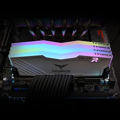 T-Force DELTA RGB-DDR4-Kit-32 GB: 2 x 16 GB-DIMM 288-PIN-3600 MHz / PC4-28800-ungepuffert